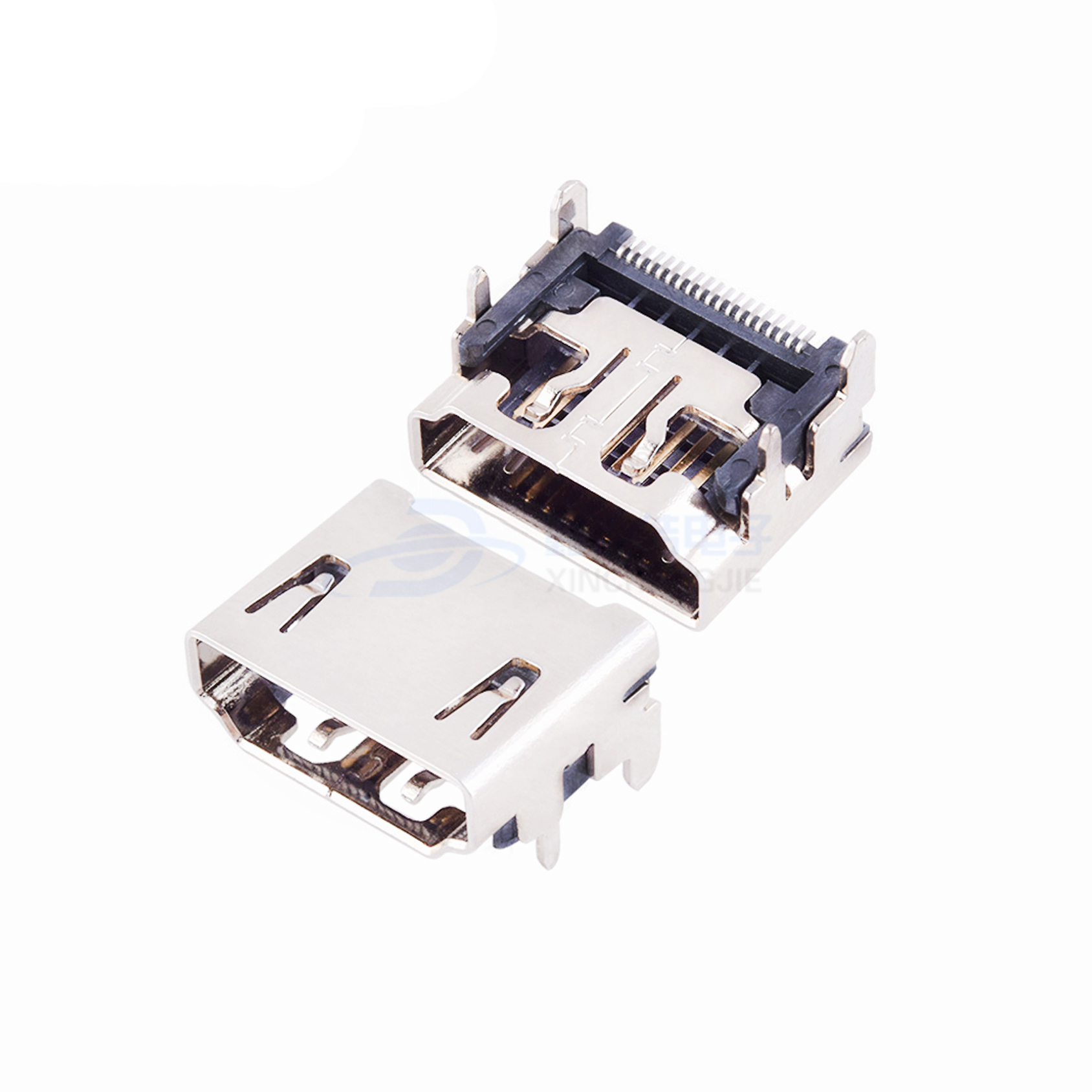 HDMI 19P/F SMT 90°無后蓋
