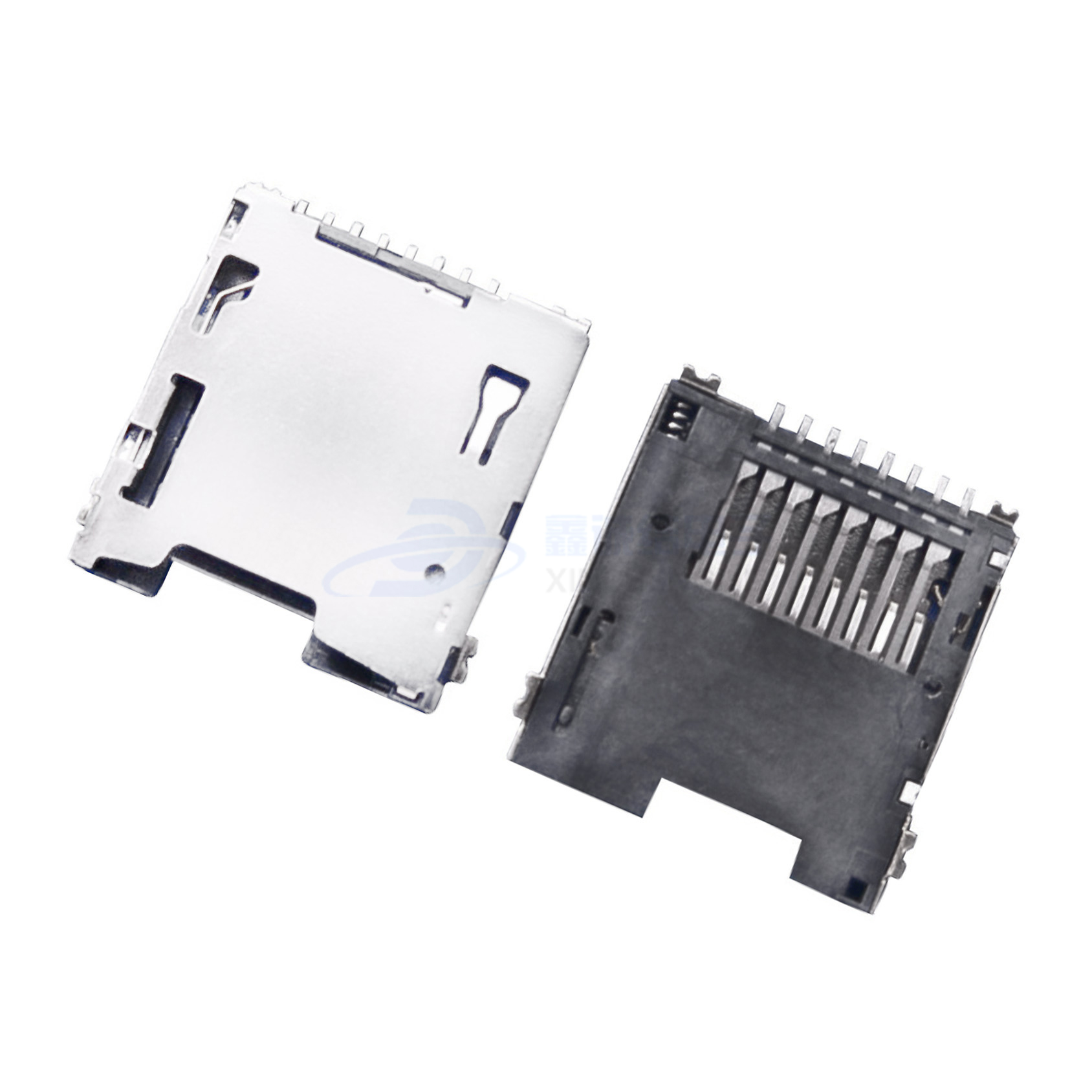 TF MicroSD push type 帶偵測 常開（H=1.50mm)