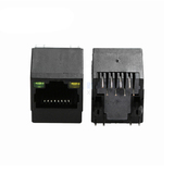 RJ45 8P8C 180°立式全塑帶燈