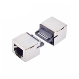 RJ12 6P6C 焊線式帶屏蔽外殼