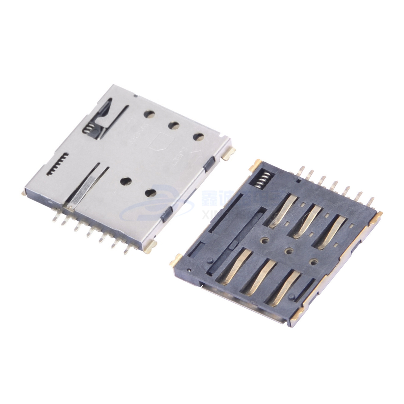 Nano SIM push帶CDpin 6+1PIN(H=1.37mm）