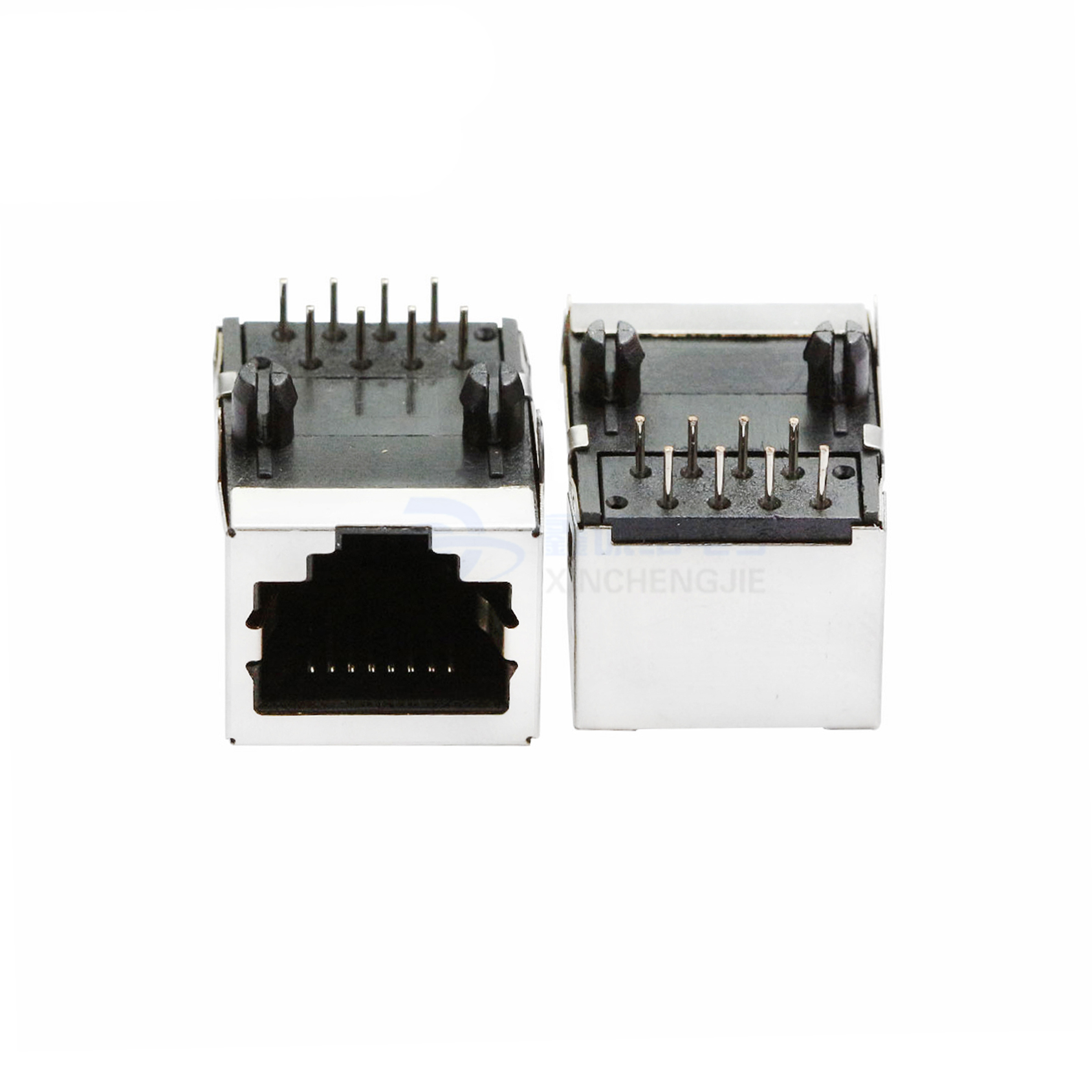 RJ45 18MM 带外壳 无灯 无弹 铜 R580-14205 - 深圳市鑫诚结电子有限公司
